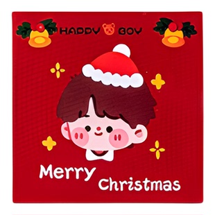 2026一起过圣诞节快乐蛋糕装饰雪人麋鹿贴纸烘焙包装盒不干胶贴纸