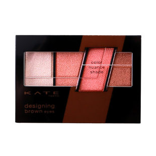 日本直邮KATE凯朵新版骨干4色眼影盘裸妆大地色珠光显色不晕染