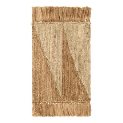 fermliving入户玄关黄麻手工地垫