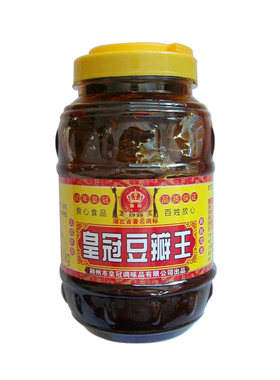 湖北红油豆瓣酱王皇冠美味辣椒酱