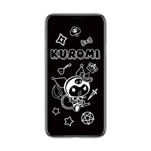 适用苹果17promax防偷窥钢化膜16ProMax卡通息影膜iPhone15手机膜14pro防爆膜13pro全屏玻璃贴潮影13带图案17