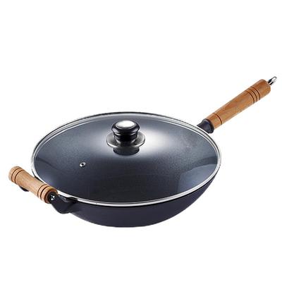 铸铁家用炒锅多功能燃气灶适用