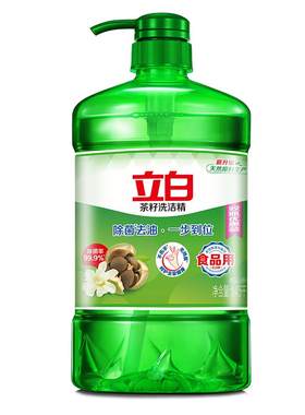 立白茶籽洗洁精实惠装1.45KG*4瓶