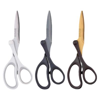 日本raymay藤井剪刀文具大赏获奖新支点设计牵引式轻盈快速镀氟防污镀钛高硬度合金耐磨家庭办公学生用剪子