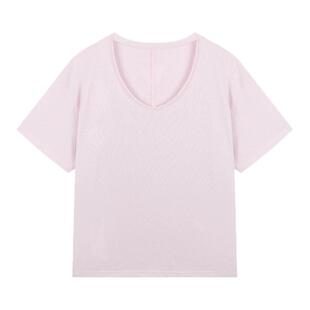 【悠闲派】文文私服 糖果色马卡龙短袖t恤上衣汉服预WWC6SY0506