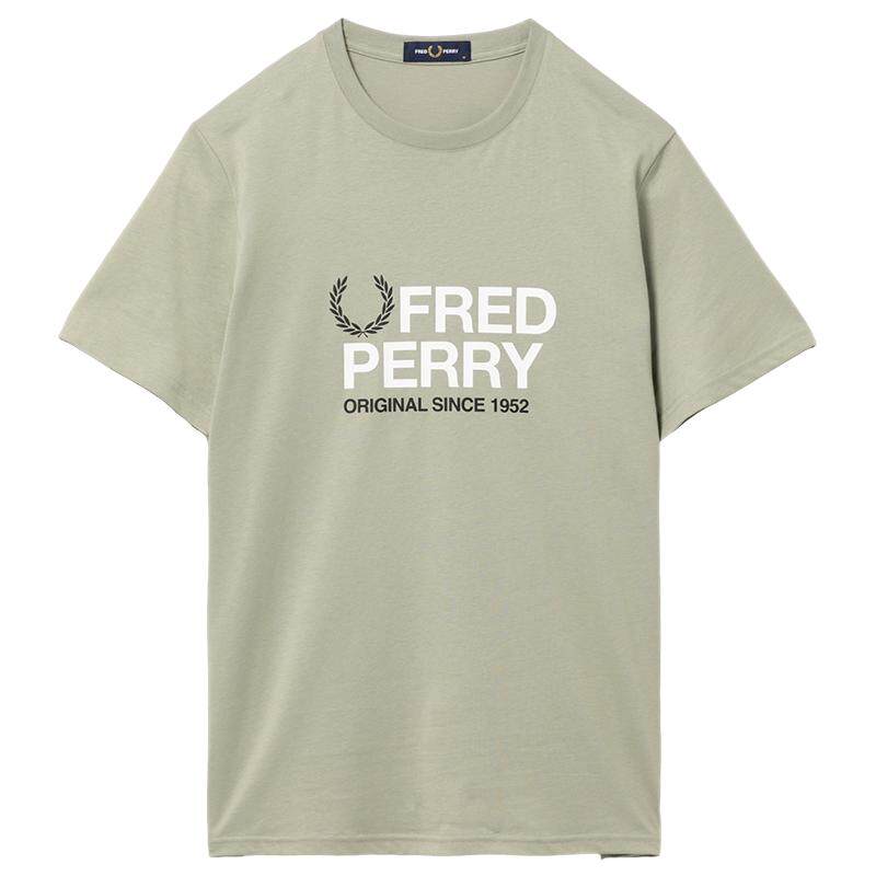 FREDPERRY圆领短袖T恤简约个性