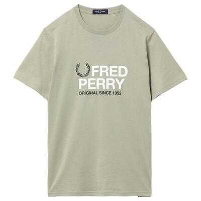 FREDPERRY圆领短袖T恤简约个性
