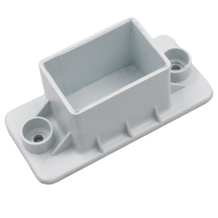 厂家直销PVC塑钢护栏配件花园栅栏草坪围栏横杆接头加厚连接件