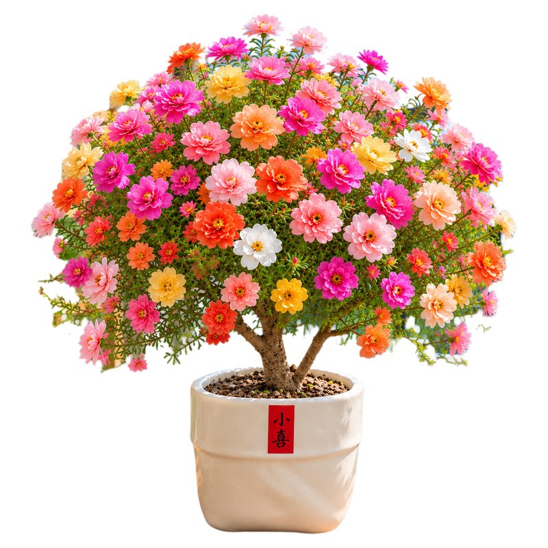 重瓣太阳花老桩盆栽带根阳台庭院牡丹宿根耐热花卉绿植好养易活