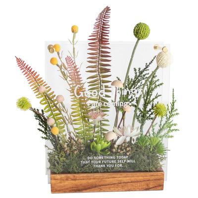 高级盆栽客厅仿真绿植摆件装饰灯