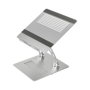 桌面悬空抬高铝合金折叠可升降笔记本支架护颈椎托架子电脑散热器增高垫高底座办公室站立着工作