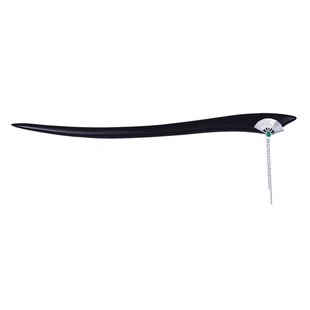 原创S925纯银扇形长款流苏发簪子优雅新中式国古清冷高级感精致钗