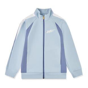 【破晓逐光】乔丹儿童运动外套男童2026春季新款休闲立领针织开衫