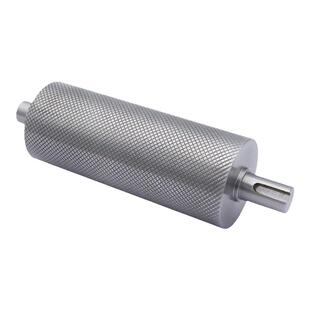 现货滚花主动轮输送皮带滚筒传送带动力轮金属网纹压花滚轮可定制