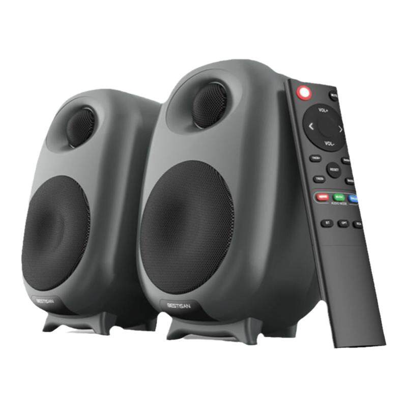 SR06 2.0电脑有源音箱书架hifi桌面迷你小钢炮大功率蓝牙音响桌面