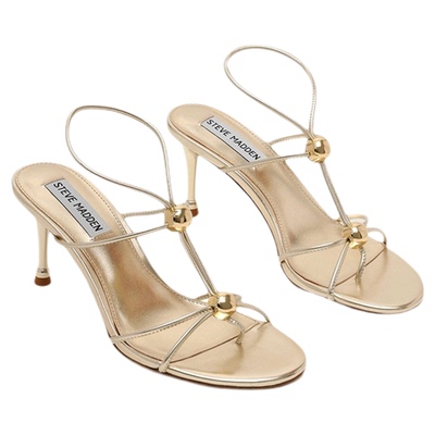 金珠系列小猫跟细带凉鞋高跟