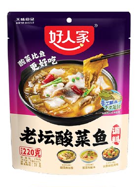 好人家开胃酸菜鱼调料220g