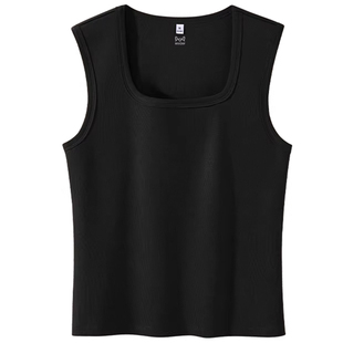 猫人吊带背心女士夏季美背薄款方领内搭无袖运动无袖打底衫外穿Z