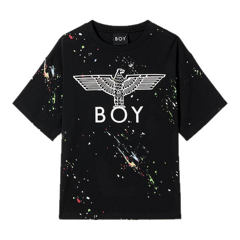 【琥珀流光】BOYLONDON男女经典翅膀休闲涂鸦潮牌短袖T恤N01800