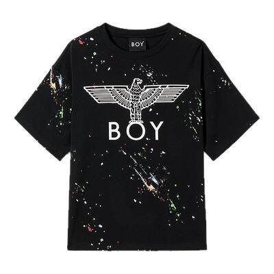 【琥珀流光】BOYLONDON男女经典翅膀休闲涂鸦潮牌短袖T恤N01800