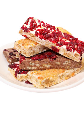 赞佳赞慕斯肉松蔓越莓可可雪花酥糖果糕点休闲点心饼干解馋小零食