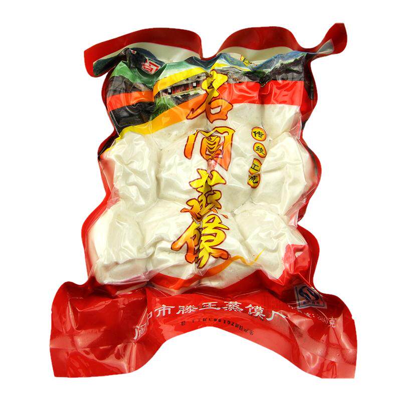 阆中白糖蒸馍桂花馒头四川特产小吃传统糕点零食早餐食品面点甜食