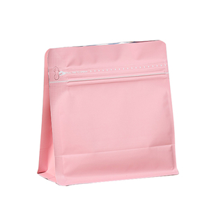 咖啡八边封自立食品包装密封袋杂粮豆茶叶粉末分装保存气阀铝箔袋