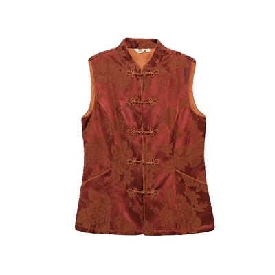 布符新中式国风马甲短款坎肩