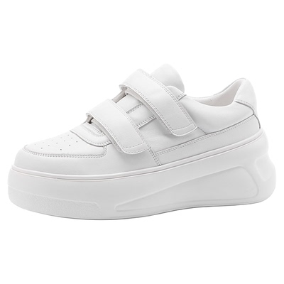 猫本喵增高8cm休闲真皮运动鞋