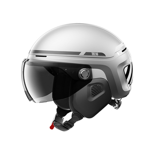 两只小蜜蜂3c认证电动摩托车头盔男四季通用大码大头围夏季安全帽