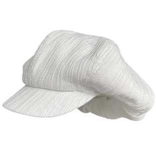 夏季云朵帽女白色贝雷帽大头围薄款帽子水母帽八角帽男复古画家帽