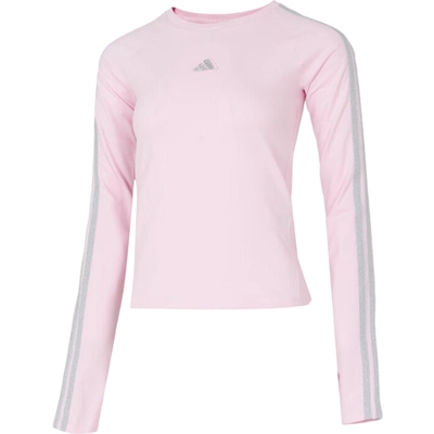 adidas阿迪达斯女子DCE 3S LS TEE运动休闲长袖T恤KS0029