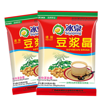 梧州冰泉速溶豆浆晶豆浆粉好喝