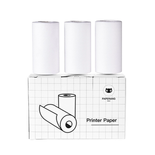 【满100减30】作业帮喵喵机4代P3/P3L/P3PRO官方不干胶纸官方十年长效热敏纸80*30mm毫米不含双酚A热敏打印纸