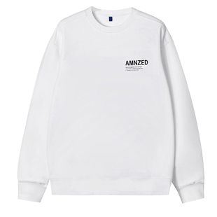 品牌男装纯棉男士卫衣休闲长袖t恤秋冬圆领加绒加厚打底百搭上衣