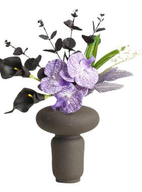 设计师法式复古花束客厅插花