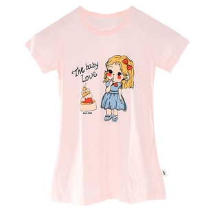 瑁恩瑁爱女童睡裙全棉夏季女孩睡衣纯棉公主风夏款儿童家居服薄款