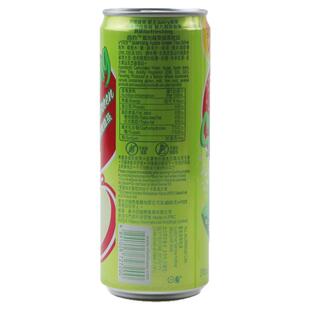 香港版维他苹果绿茶310mL*6罐柠檬气泡茶饮料进口苹果气泡水