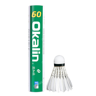 澳加林AC60羽毛球耐打鹅毛球馆专业俱乐部比赛球12只装飞行稳定