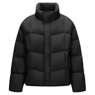 森马羽绒服男冬90绒子2025新款情侣立领面包服oversize商场同款