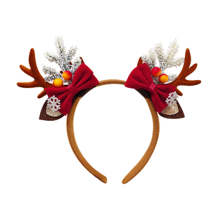 圣诞节装饰成人圣诞发箍头箍小礼物搞怪发卡节日氛围拍照道具头饰
