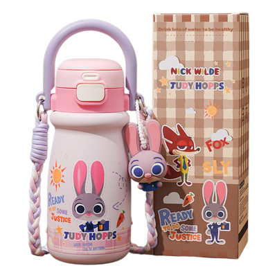 疯狂动物城儿童双饮高颜值保温杯