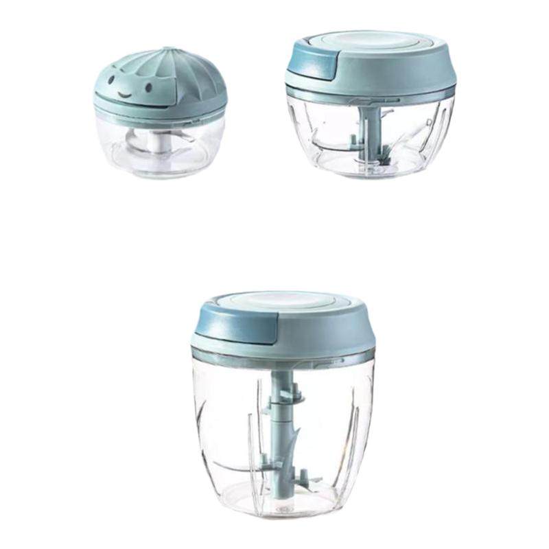 蒜泥神器搅蒜器厨房家用捣蒜器手动拉蒜器大蒜肉沫宝宝辅食料理机