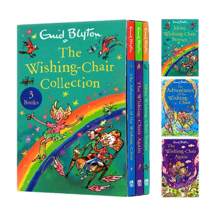 英文原版 The Wishing Chair 3 Copy 许愿椅 儿童幻想冒险小说 3册盒装 章节小说套装 英文版 进口英语原版书籍