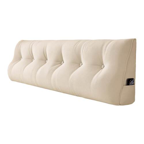 三角沙发床无床头软包靠背垫奶油风榻榻米床上大靠枕可拆洗加厚