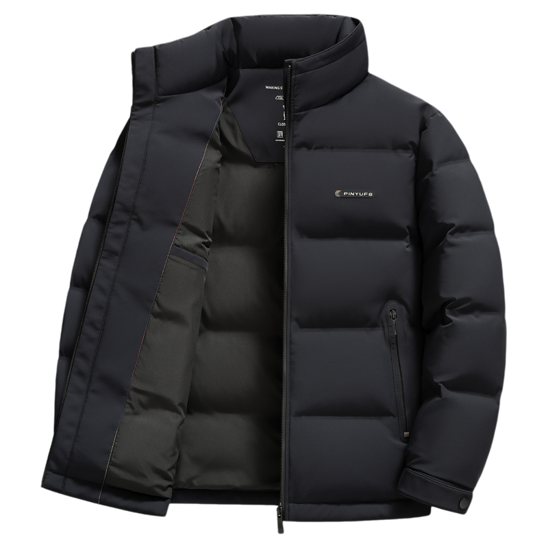 雪中飞冬季轻薄羽绒服冬季新款男士加厚高端保暖外套中年爸爸冬装