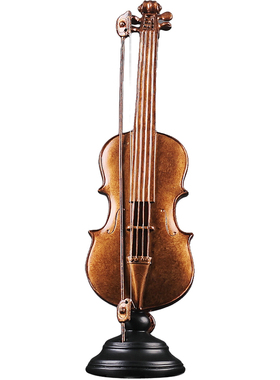 小提琴复古乐器摆件书架酒柜桌面