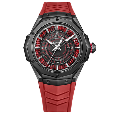 Rarone雷诺飓风机车自动机械男表