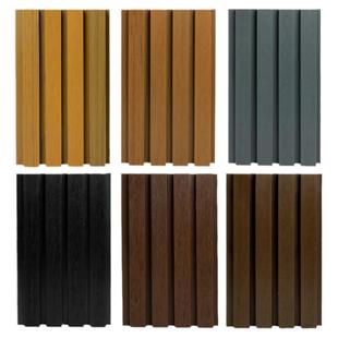 塑木墙板长城板户外凹凸型共挤防腐防水庭院围栏格栅外墙装饰吊顶