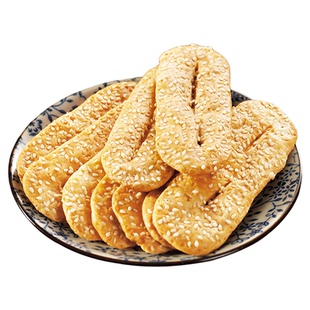 咸香麦蒂酥南通特色地方传统糕点香脆芝麻饼茶食盒装酥饼咸味零食